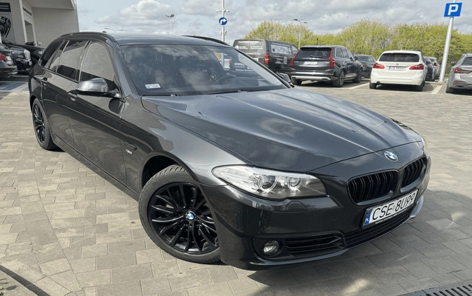 BMW Seria 5 cena 97000 przebieg: 139879, rok produkcji 2016 z Chojnice małe 232